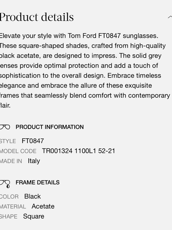 Tom Ford Sunglasses TF0847 main image 9